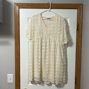 Ecowish polka dot pattern mini dress, sz small